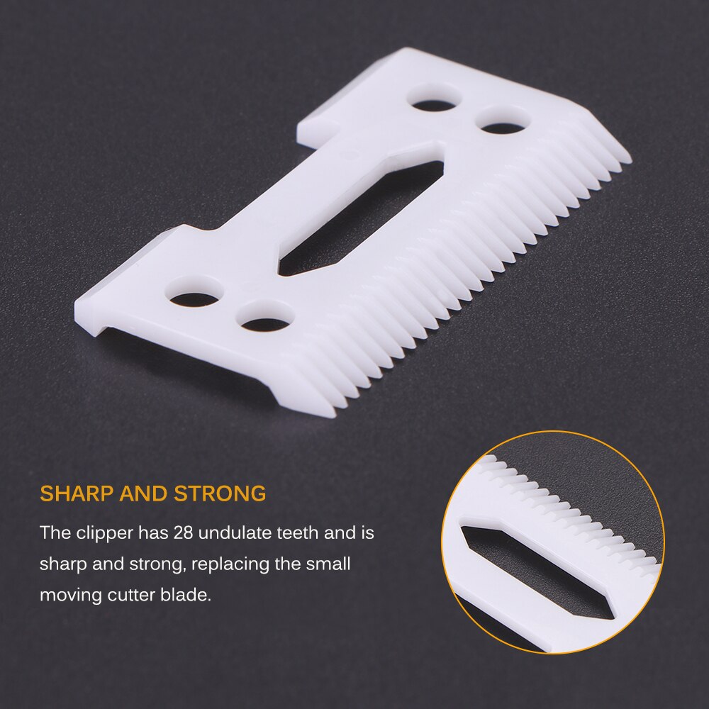 1PCs Magic Clip 2 Holes Hair Clipper Blade Cutter Electric Clipper Blades Ceramic Blades Shear Clipper With Box Blade Knife