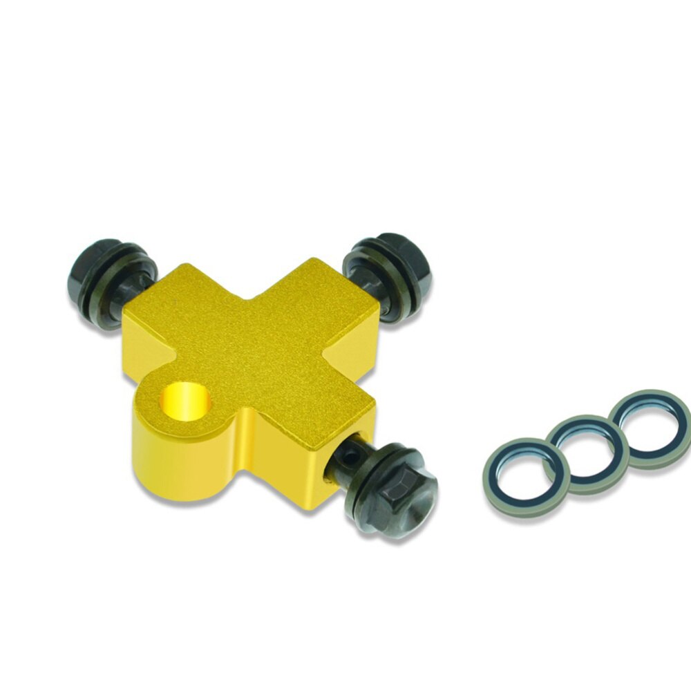 1pc Tubing Tee Joint Brake Tubing Brake for Motorcycle Auto Vehicle Car