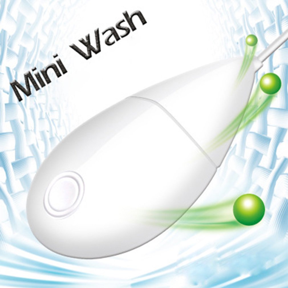 Mini Portable Ultrasonic Vibration Washing Machine Stains Remover USB Ultrasound Laundry Cleaning Machine for Travel