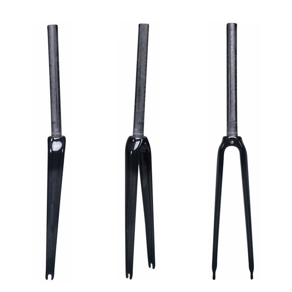 Carbon Fibre Bicycle Road Bike Front Fork Cycling Parts 700C Steerer Tube Diameter 25.4mm 28.6mm