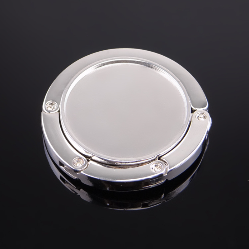 1 st gör-det-själv bärbar vikbar tom legering handväska handväska väskhängare krok hållare bordskrok unika väskdelar tillbehör