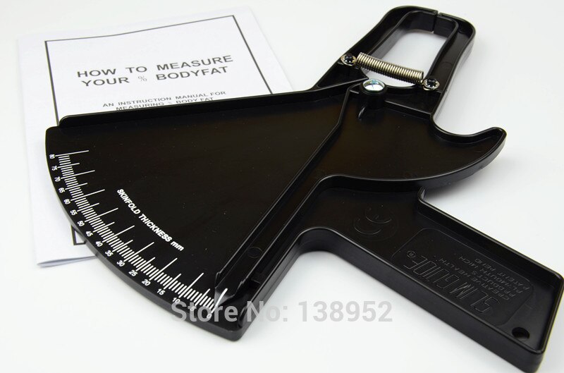 testeur de graisse corporelle mesure mince Test corporel mesure mince Skinfold peau pli étrier Guide 0-80MM