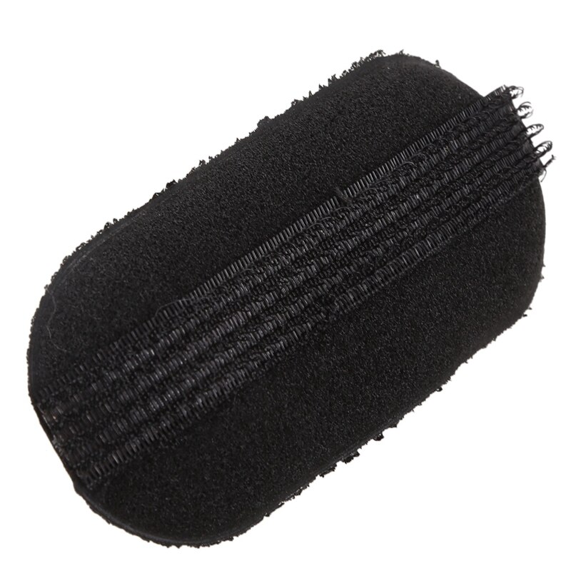 4 Pcs Black Sponge Hair Clip Volume Bumpit Padding Bun Updo