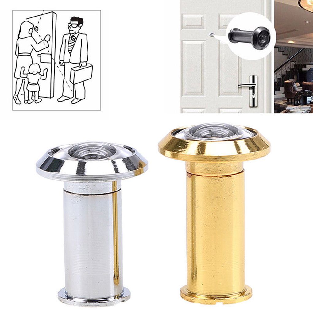 Duurzaam Koper Deur Eye Kijkgaatje Deur Kijker Privacy Cover Home Security Anti-Diefstal Apparaat