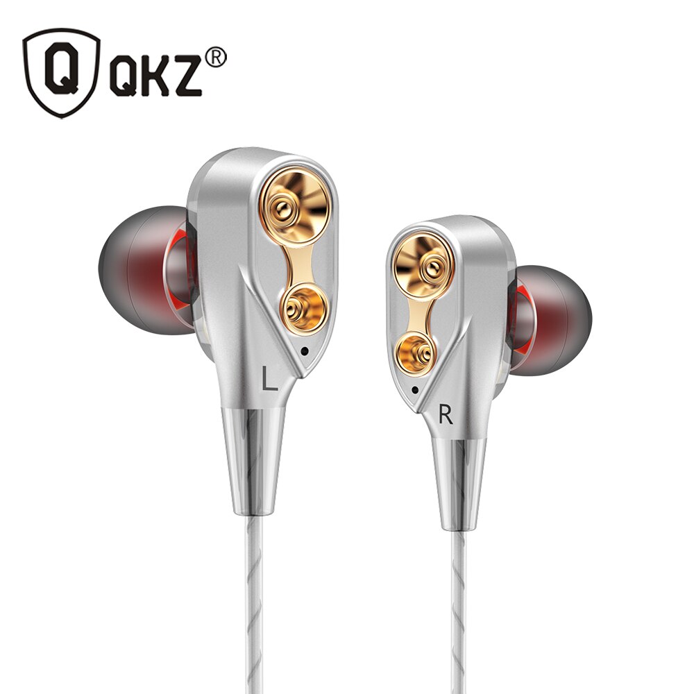 Originele Qkz CK8 Headset Gamer Hoofdtelefoon Met Microfoon 3.5Mm Plug Goedkope Bass Hoofdtelefoon Voor Jogging Oordopjes Handfree Oordopjes