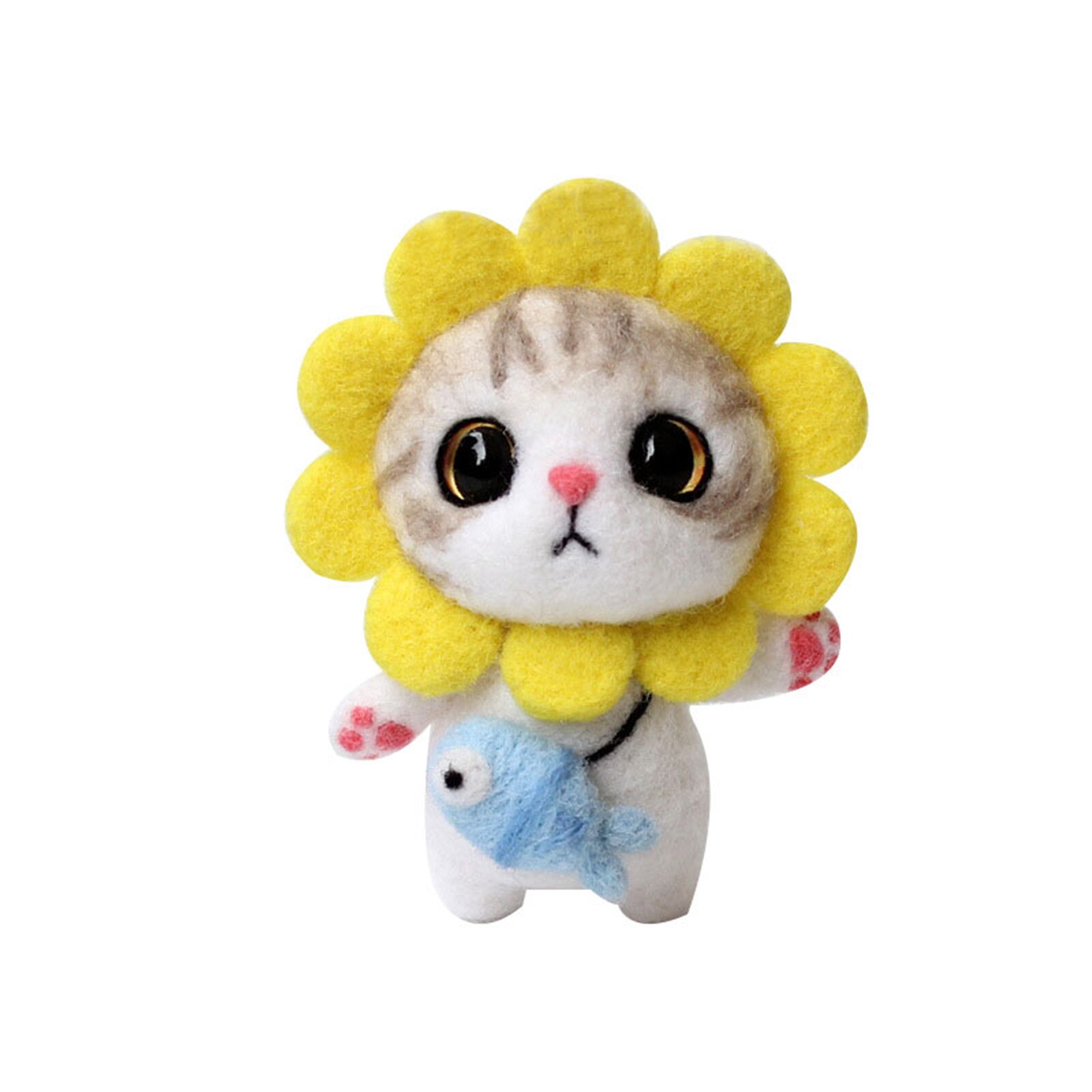 1 Set DIY Wool Needle Felting Kit Needle Felting Beginner Kits with Instructions and Needle Felting Basic Tools Felt DIY Package
