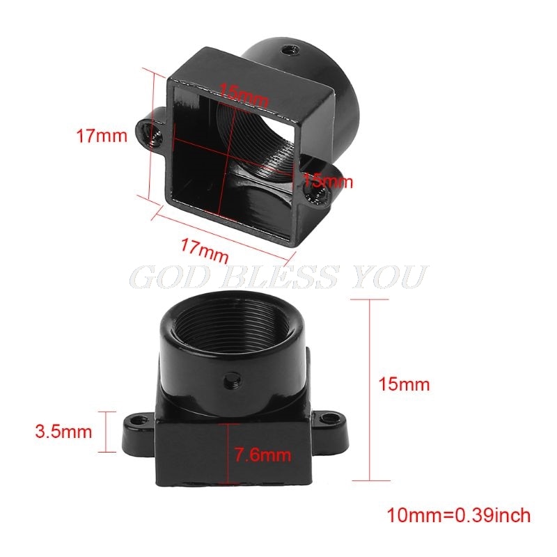Metal M12 MTV Mount Lens Holder Bracket Support for CCTV Security Camera Board Module Connector Adapter with 20MM Screw Spacing