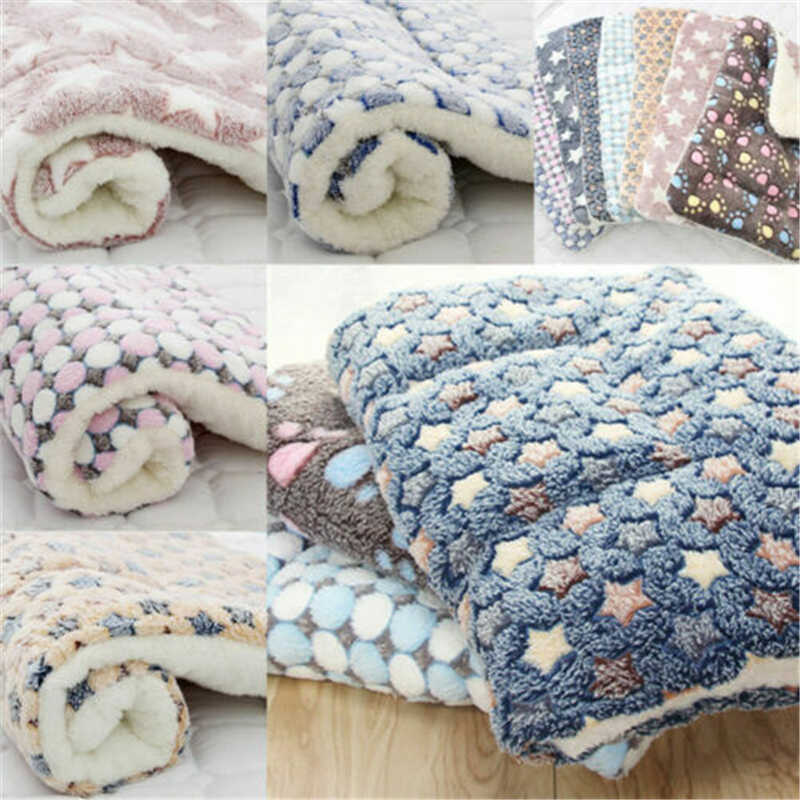 Mat Bed Soft Puppy Pet Supplies Blanket Dog Plush Sleeping Cat Warm Blankets