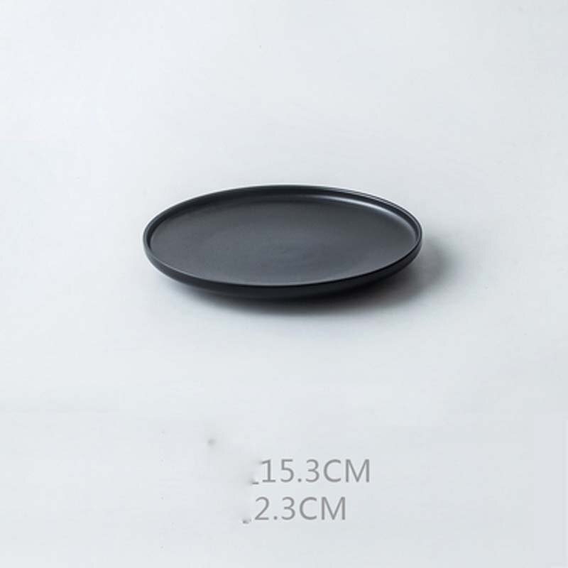 Nordic setting plate tableware Western plate simple straw hat plate pasta plate Western-style dessert plate personality: s