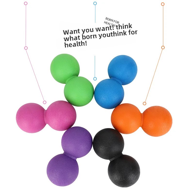 Pelota de masaje TPE para Fitness, equipo de entrenamiento para relajar la salud muscular, pelota de goma para maní, pelota de masaje, pelota de membrana para tendón para Yoga