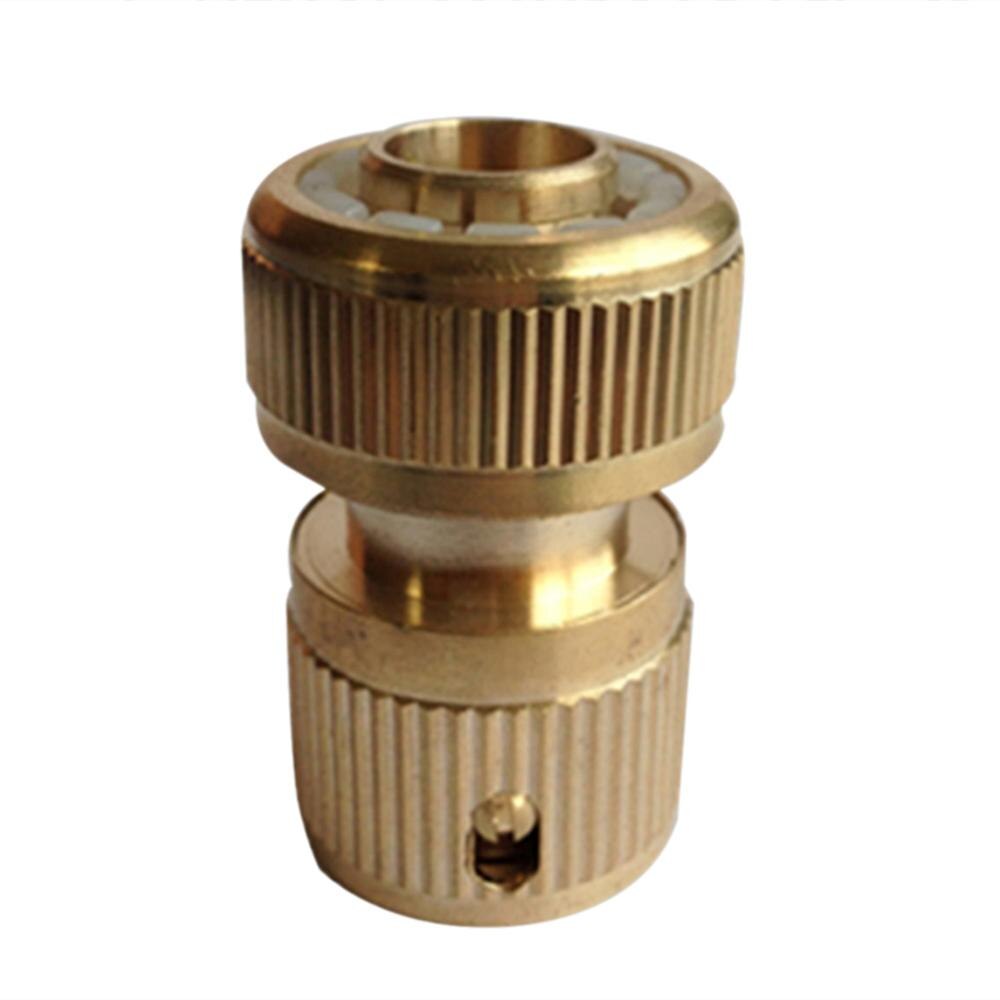Messing-Coated Slang Adapter, 1/2 "Quick Connect Swivel Connector Tuinslang Koppeling Systemen Voor Watering Irrigatie: 1pc