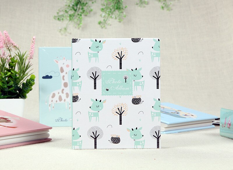 Children's Cartoon Photo Album 4D Large 6 Inch 100 Inset Album Photo 6 Inch Plastic Photo Album Studio