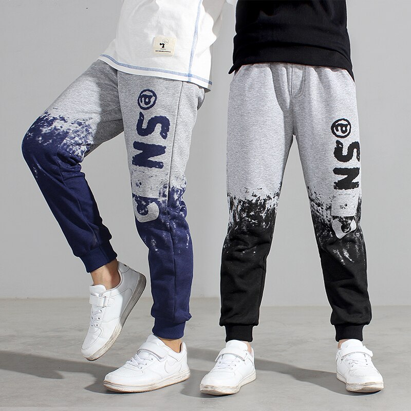 Pantaloni per adolescenti ragazzo autunno 2021 bambini ragazzi pantaloni Jogger cotone lettera stampa pantaloni sportivi bambini Casual autunno vestiti 4-14 anni
