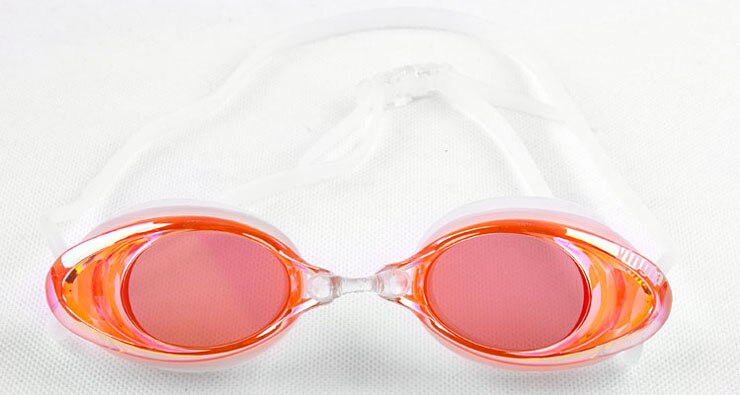 Svømmebriller yingfa dykning surfing briller optisk elektroplade vandtæt silikone reducerer blænding svømmebriller: Y588af( v )-04