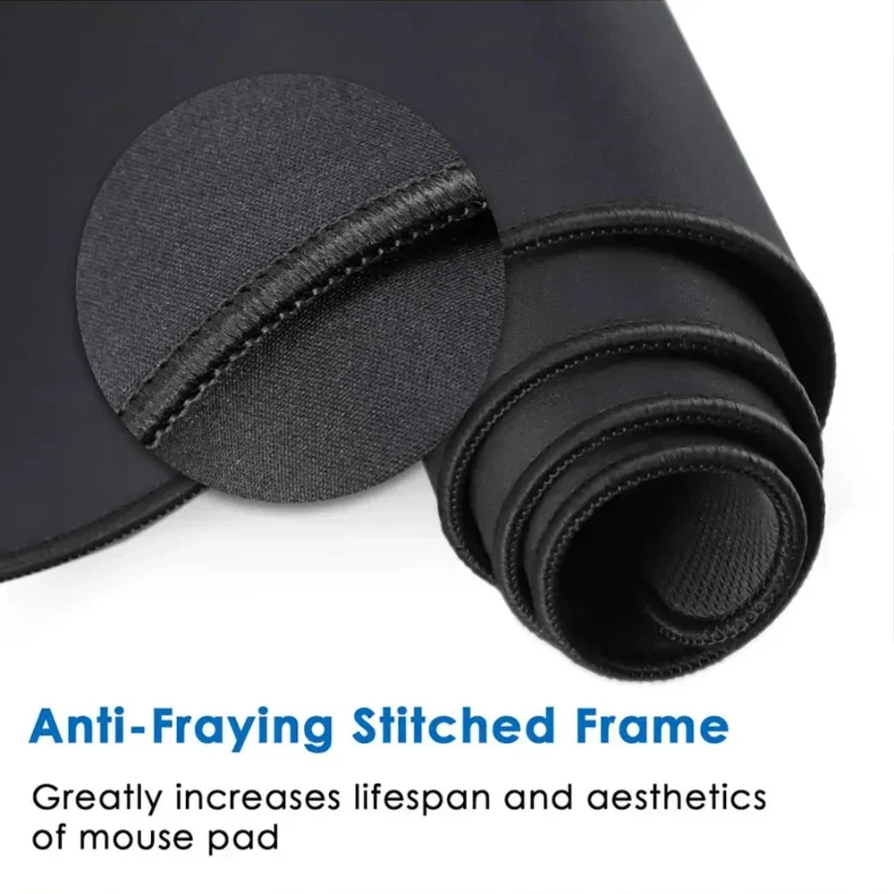 All Black Mouse Pad Water Proof Gaming Accessories Mause Ped 40x45 40x90CM Computer Desks Table Cushion Office Carpet Playmat