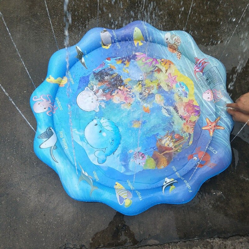 Opblaasbare Splash Pad Baby Sprinkler Pad Spelen Centrum, Waden Zwembad Fun Zomer Outdoor Water Voor Peuter Meisjes En Jongens