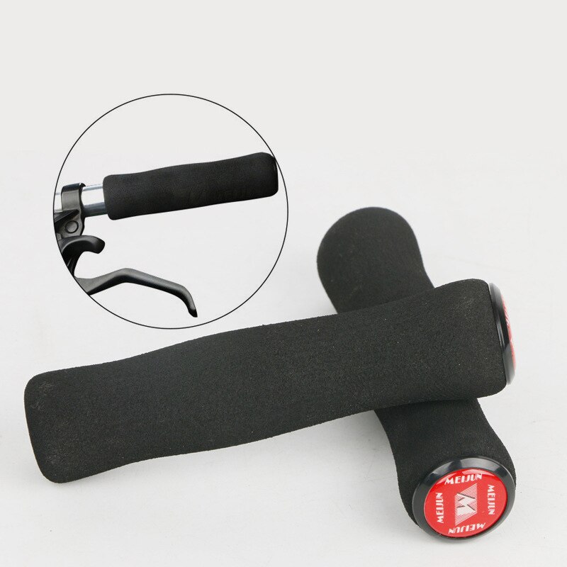 Empuñaduras de silicona para bicicleta de montaña, mangos de esponja para manillar, suaves y ultraligeros, guante de silicona antideslizante, 1 par: 8