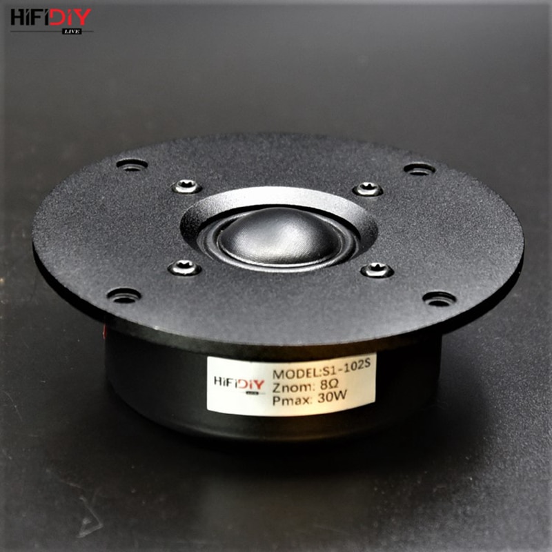 HIFIDIY LIVE hifi 4 zoll 4,5 Hochtöner Lautsprecher Einheit schwarz Seide membran 8OHM 30W Höhen Lautsprecher X1S 100 102 103 104 110 116mm