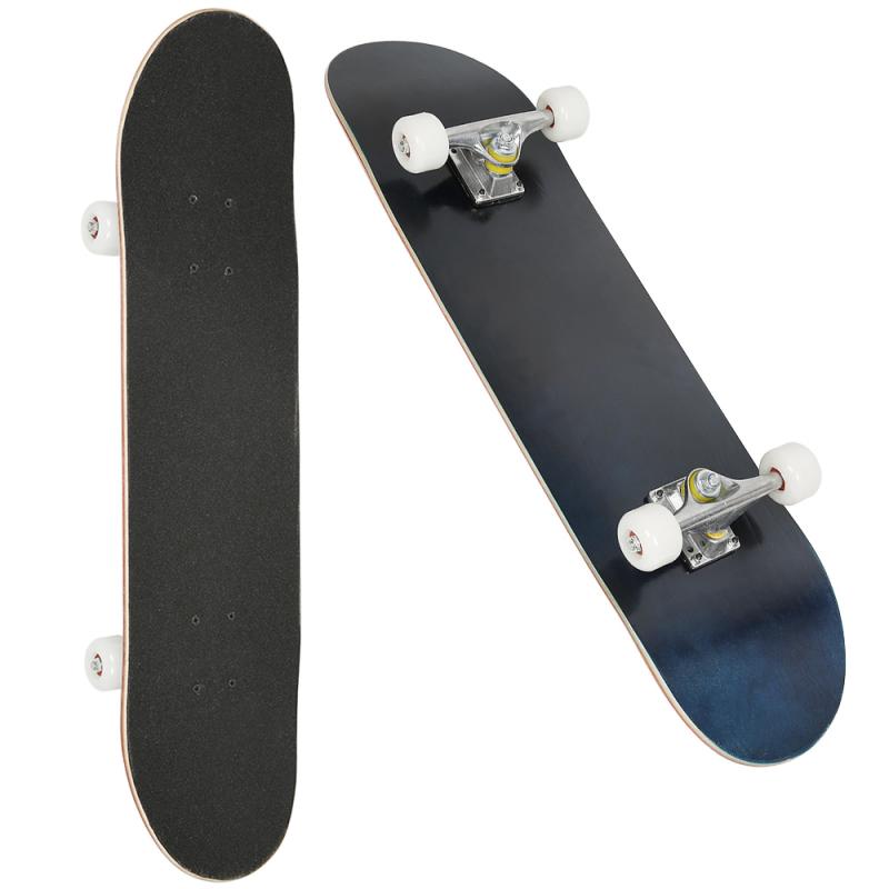 Skate Board 79*20*8.5cm Painted Back Panel Four-wheeled Maple Silent Skateboard Teenager Adult Skating Street Board Beginer HWC