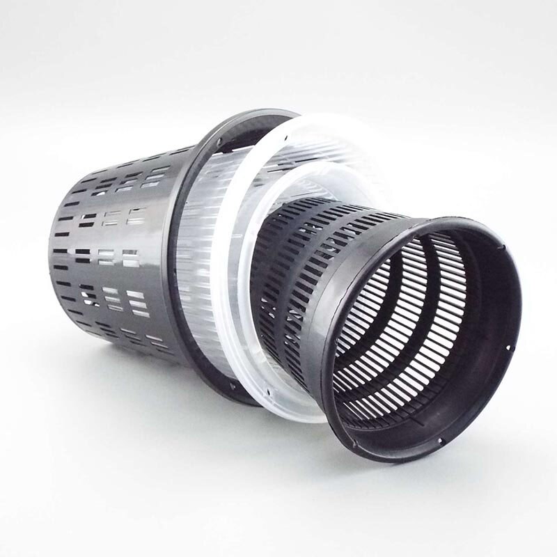 Macetas de plástico transparente para orquídeas, bandeja con agujeros, función de aire, contenedor de crecimiento de raíz, ranuras, Agujero colgante de pared, 5 piezas