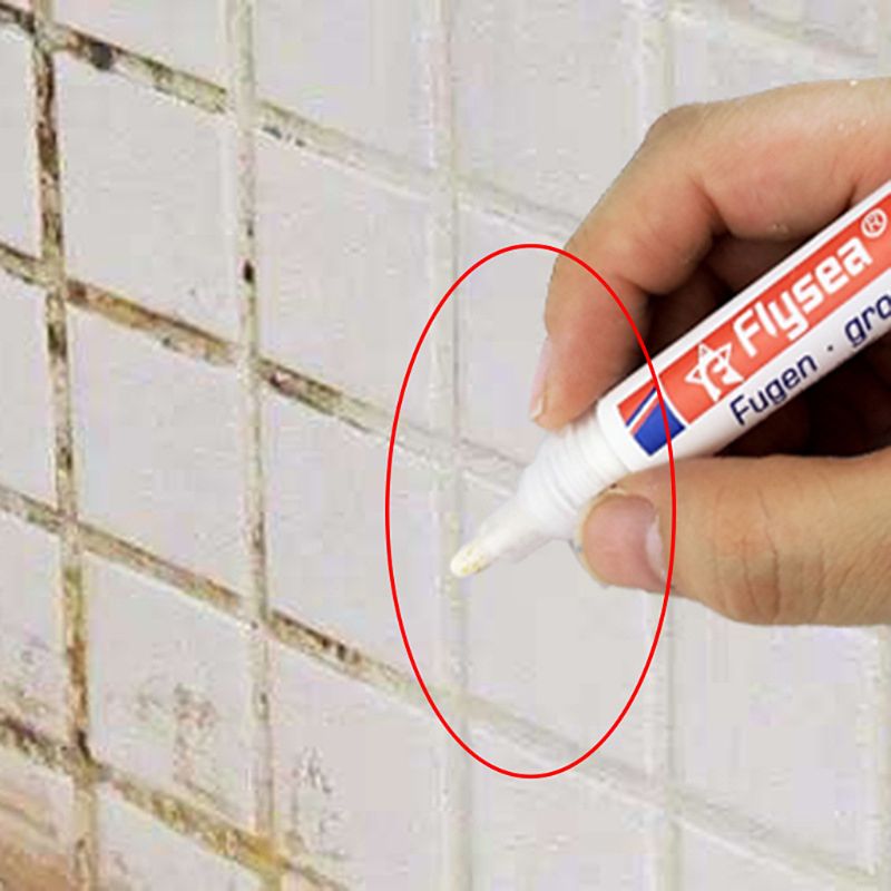 Flise reparation pen genopfyldning væg hulrum injektionsmørtel opfriskende markør lugtfri ikke giftig for fliser gulv køkken badeværelse rengøringsmiddel  c90a