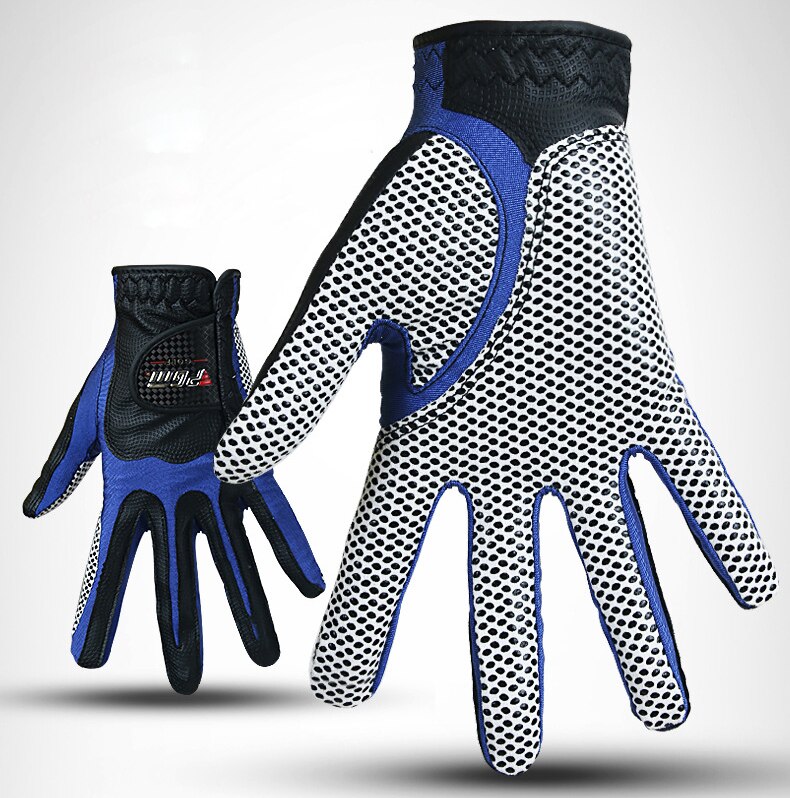 PGM Men's Golf Fiber Cloth Gloves Left/Right Hand GloveMagic Elastic Particles Women Slip-resistant Accessories