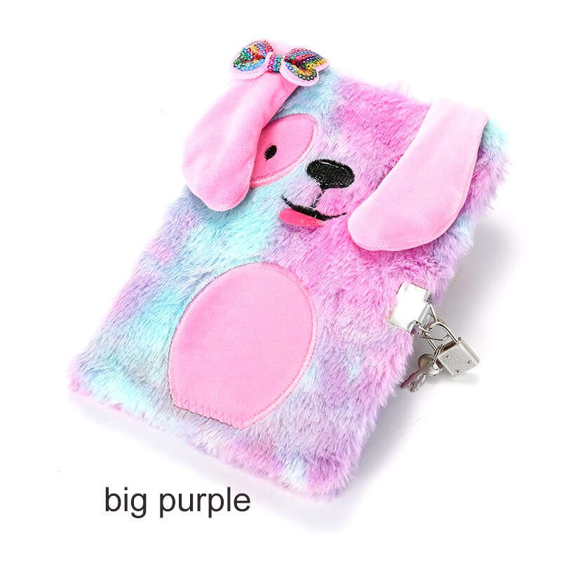 Mignon Journal quotidien carnet planificateur ours lapin dessin quotidien planificateur Agenda papeterie gestion école fournitures de bureau: big purple