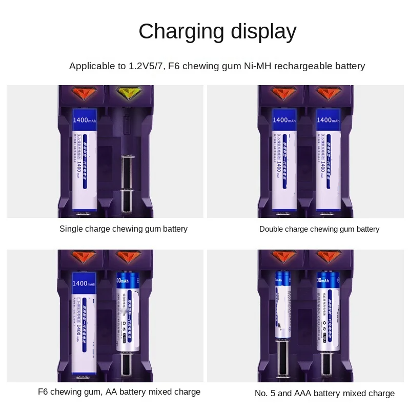 Für walkman tragbare cd md player uk201 ladegerät gumball ni-mh batterie 1,2 v wiederauf ladbare batterien 1400mah ni mh 7/5 f6 zellen