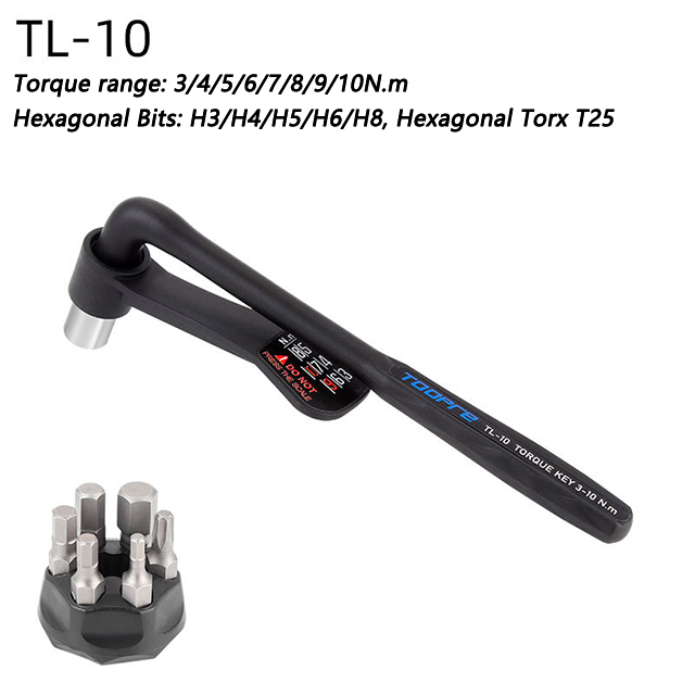 Portable Torque Wrench 3Nm to 10Nm 10Nm to 20Nm High Precision Torque Tools Bike Repair Hand Tools Ratchet Key Bike Spanner Tool: WHITE