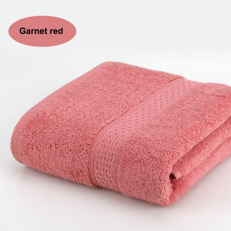 Für Erwachsene 100% Baumwolle 17 Farben 1PC Feste Schlecht Handtuch Strand Handtuch Hohe saugfähig Antibakterielle Schnell Trocknende Weichen Dicken: Granat rot