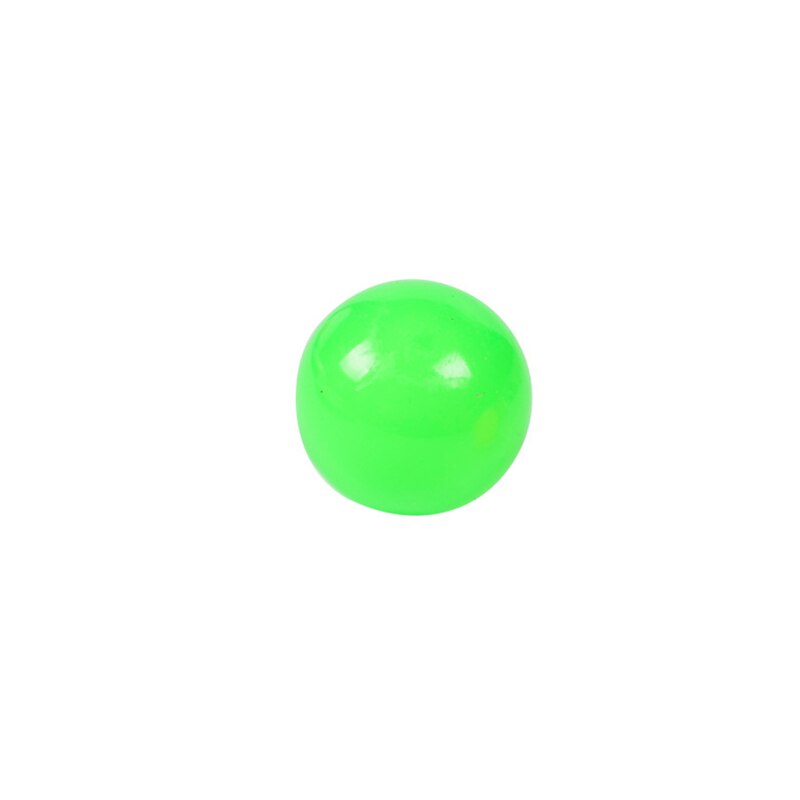 4Pcs Lichtgevende Sticky Muur Bal Plafond Decompressie Bal Ouder-Kind Interactieve Dart Sticky Kleverige Bal Kleur Squash: green