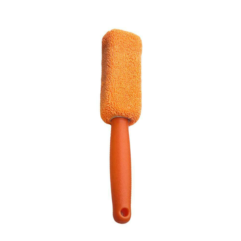 Draagbare Autowiel Cleaning Handvat Borstel Band Wassen Schoon Band Zachte Spons Cleaner Velg Scrub Borstel Wassen Dust Cleaner: 04