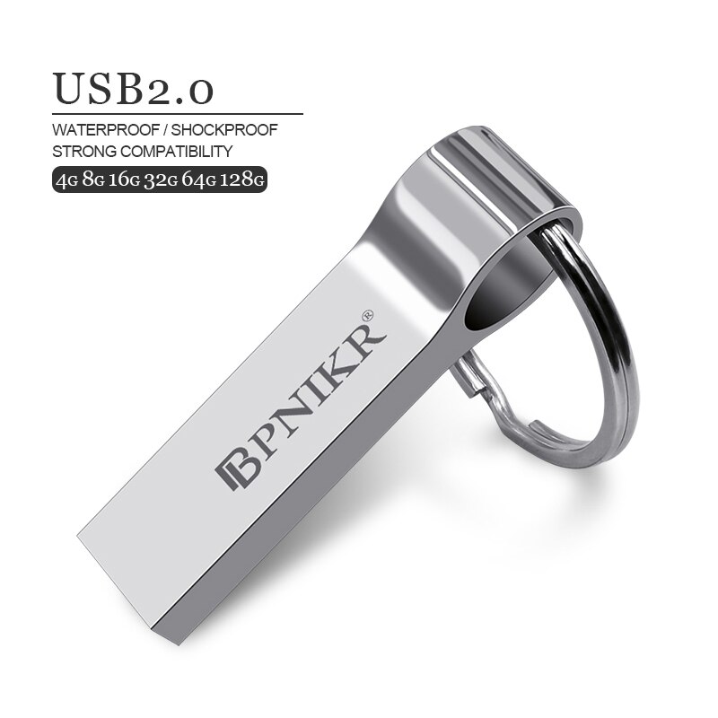 USB-Stick 128GB 64GB 32GB 16GB 8GB 4GB Memory Stick metall Stift