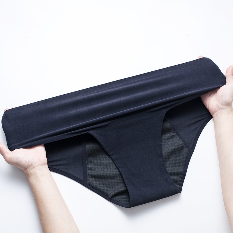 Heavy Flow Absorptievermogen Menstruatie Slipje Vrouwen Naadloze Ondergoed 4-Layer Plus Size Slips Hoge Absorberende Comfort Lingerie