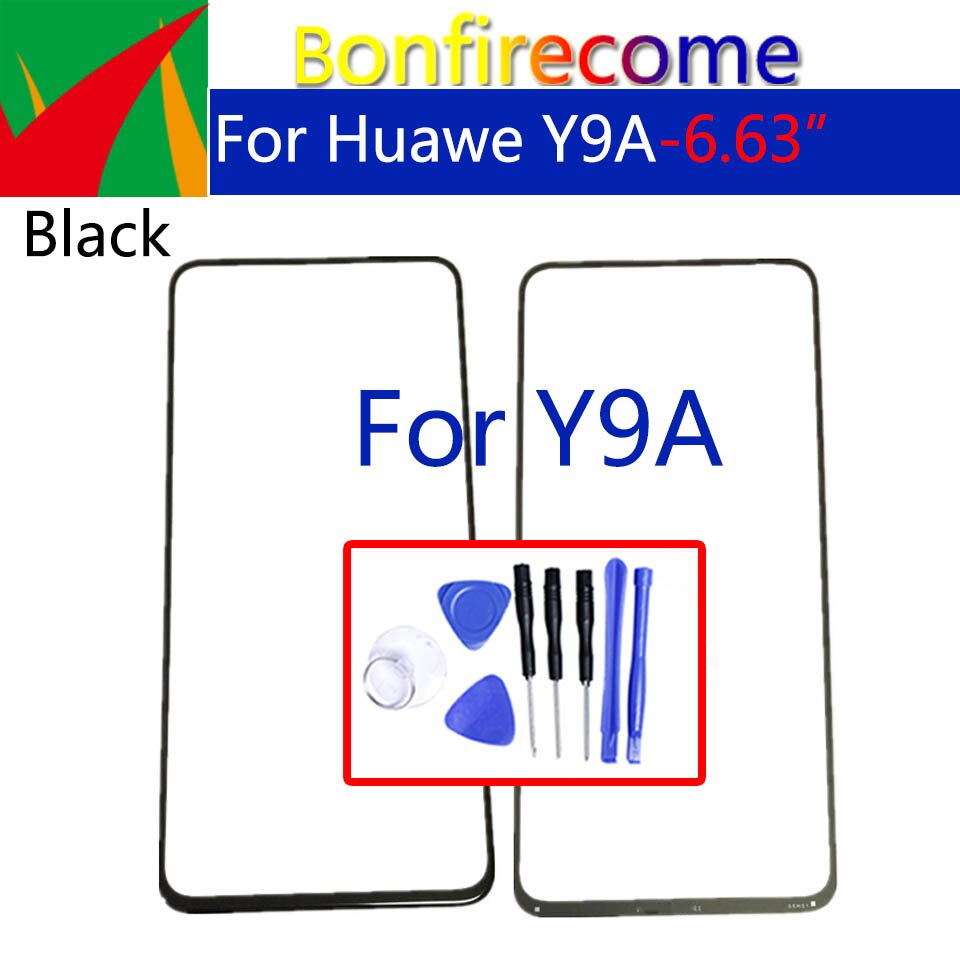 Vervanging Voor Huawei Y9A FRL-L22 FRL-L23 Lcd Front Touch Screen Outer Glas Lens