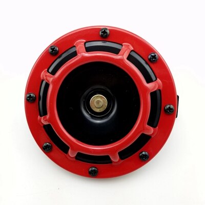 Hella-klaxon de voiture puissant | , 2 pièces 12V 115DB, haut-parleur de voiture, haut-parleur de souffle électrique Compact, pour moto voiture: Rouge