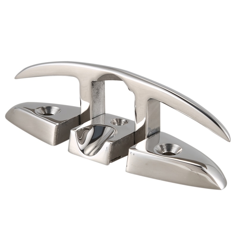 Rvs 316 Marine Grade Boot Flip Up Folding Pull Up Cleat Dock Dek Mariene Hardware Lijn Touw Mooring Cleat accessorie