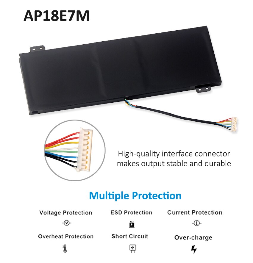 Kingsener AP18E7M Laptop Battery For Acer Nitro 5 AN515-54 AN515-55 AN517-51 7 AN715-51 Aspire 7 A715-74 A715-74G Series AP18E8M
