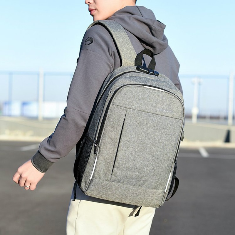 Casual Laptop Rugzak Mode Mannen Rugzak School Schoudertas Tiener Mochilas Mannelijke Student Schooltassen