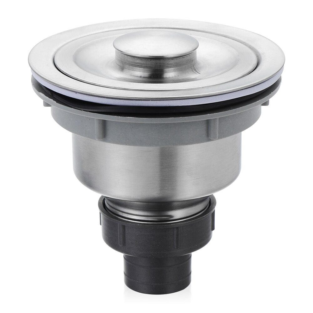 Roestvrijstalen Gootsteen Afvoer Fit 1/2-Inch Openingen Vervangbare Diepe Afval Mand Zeef Montage Afdichting Deksel Keuken Te
