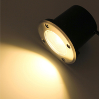 Lámpara enterrada AC85-265V/cc 12V IP68 5W 10W, iluminación exterior COB LED, lámpara subterránea, luz de jardín: warm white / 5W AC 110v 220v