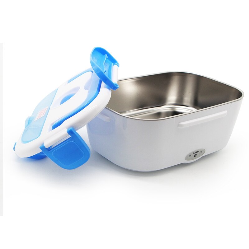 Ahtoska 12V 220V Draagbare Elektrische Verwarmde Rvs Lunchbox Voor Kids Voedsel Containers Voedsel Warmer Met Compartimenten