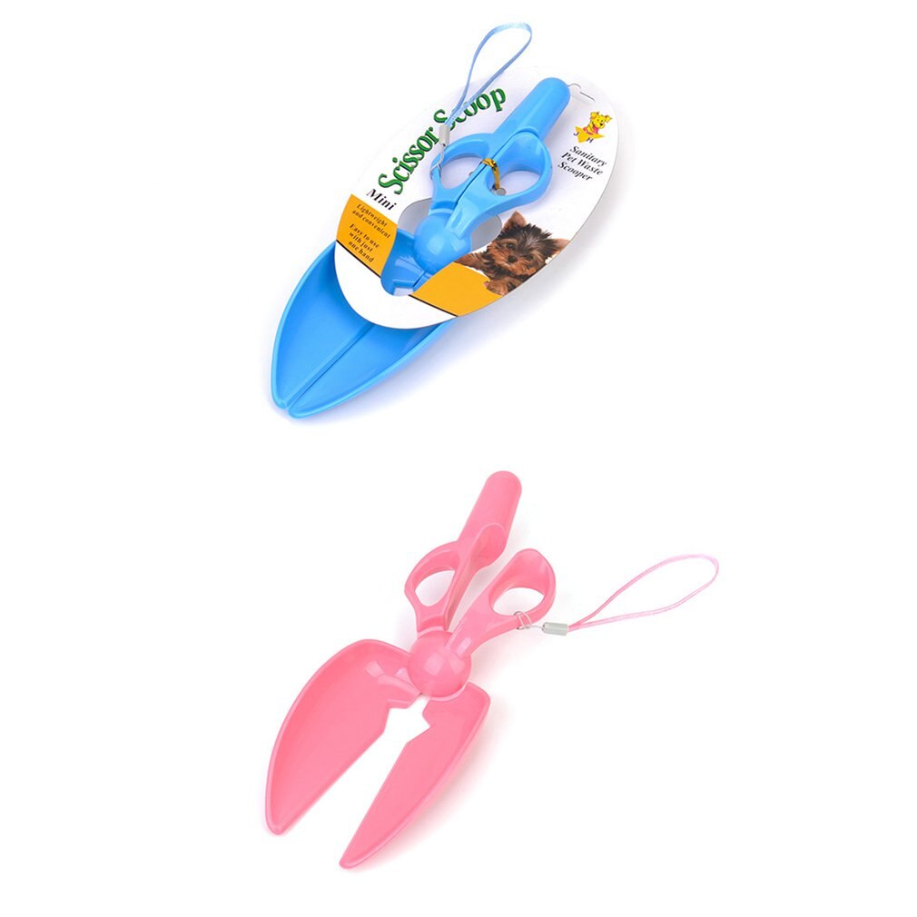 Portable Scissors Clip Pick UP Spittoon Toilet Pet Human Shovel Cutter Poop Knife Artifact With Rope Scissors Shovel