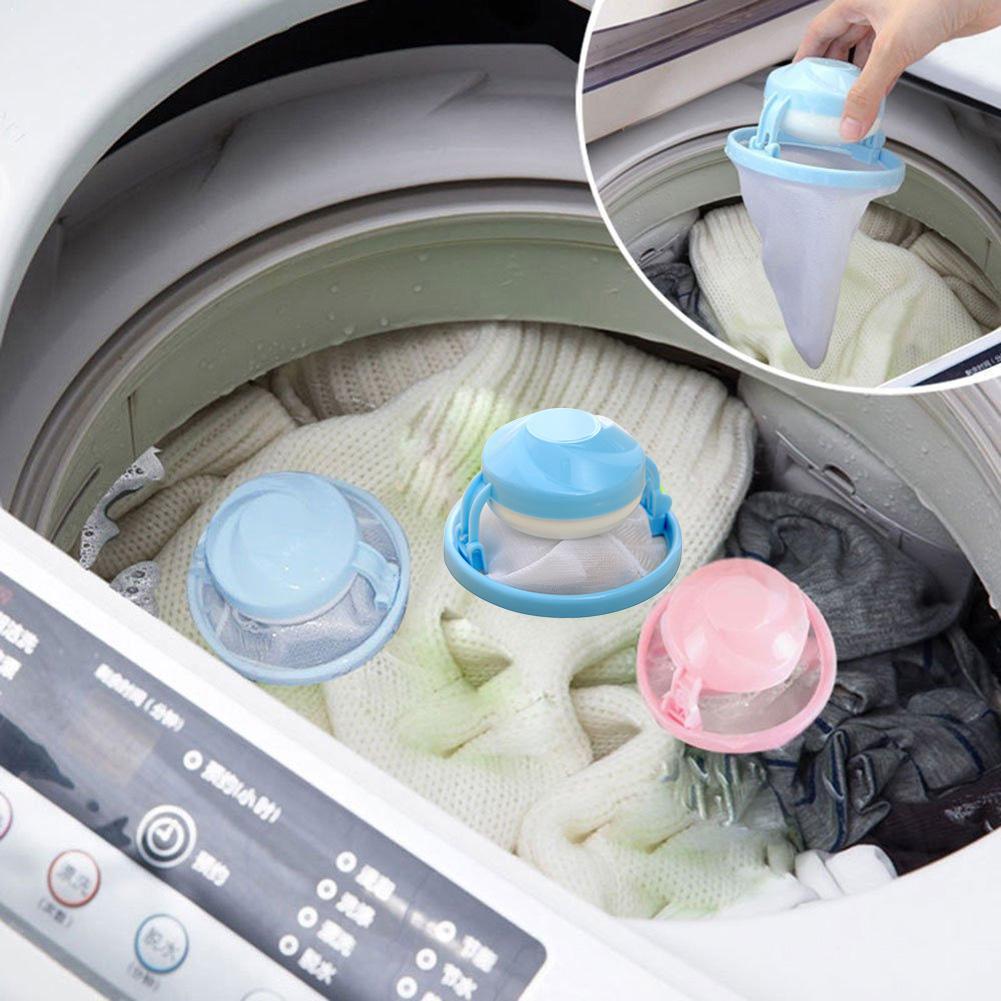Home Floating Lint Hair Catcher Mesh Pouch Washing Machine Catcher Laundry Washing Dirt Bag Filter Floating Hair Catch Mach V8I4