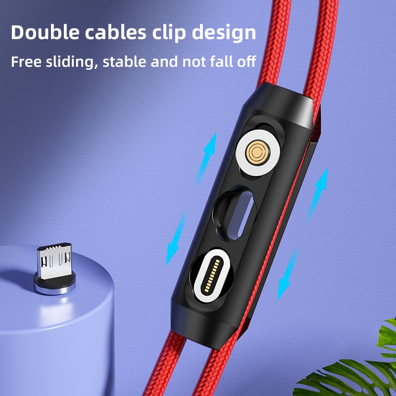 AUFU – boîtier de rangement universel pour prises de câbles magnétiques, boîtier de rangement pour embouts, connecteur Micro USB Type C, conteneur de tête en Silicone souple
