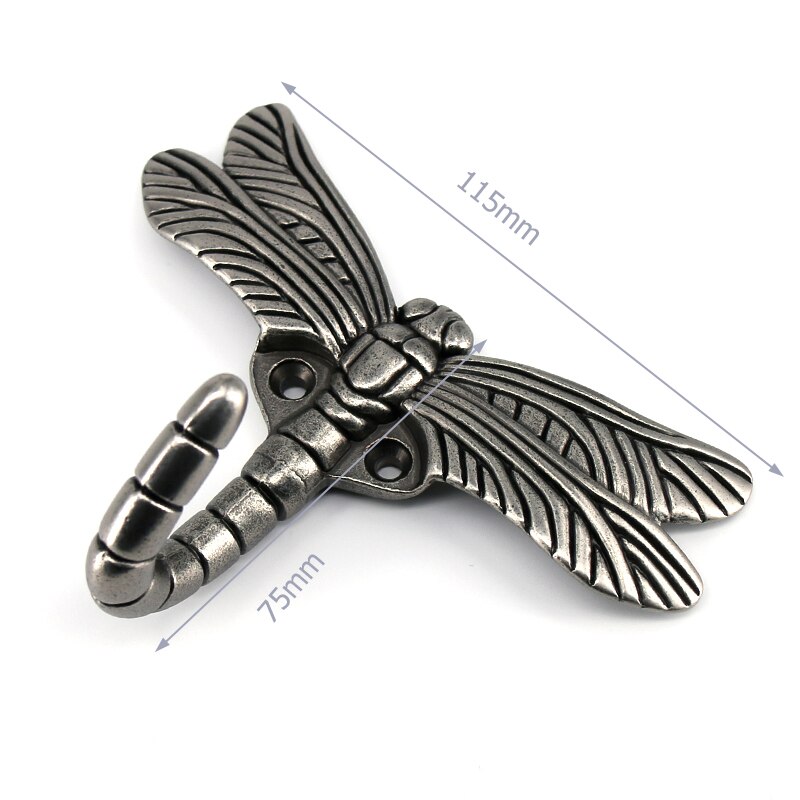 1x haczyk na ubrania wieszak, ozdobny wieszak na płaszcz ważki ścienny kreatywny wieszak ścienny