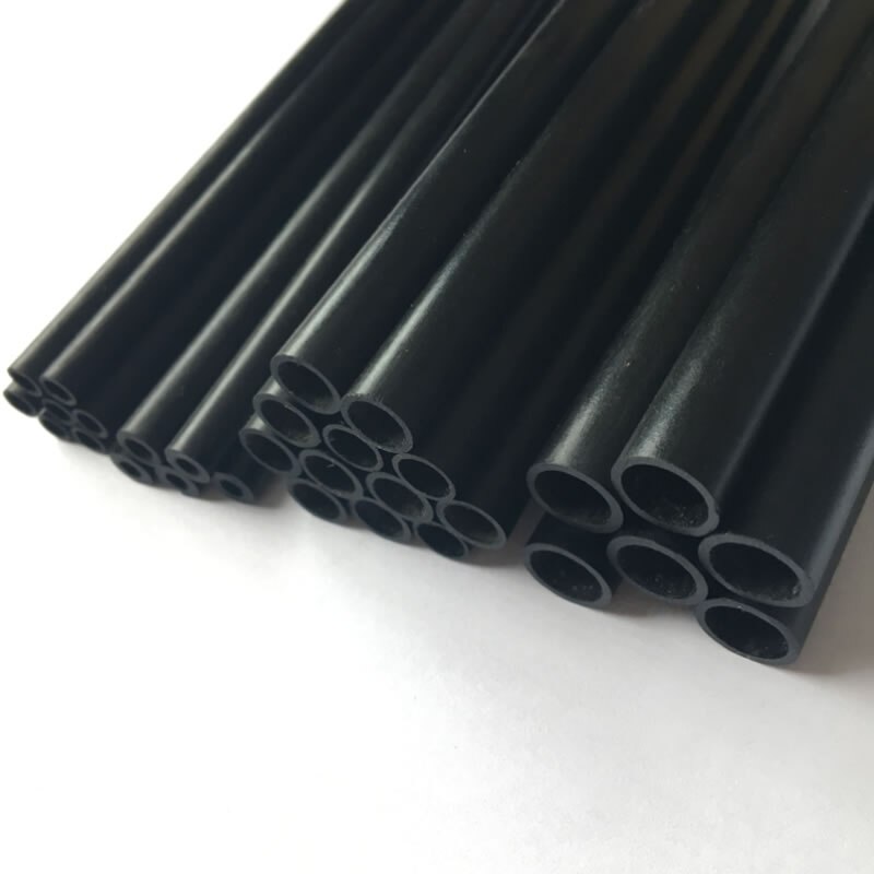Hiilikuituputki 3 mm 4 mm 5 mm 6 mm 8 mm 10mm hiili pyöreä putki ontto putki hm malli putki lentokone leija vahvistava sauva