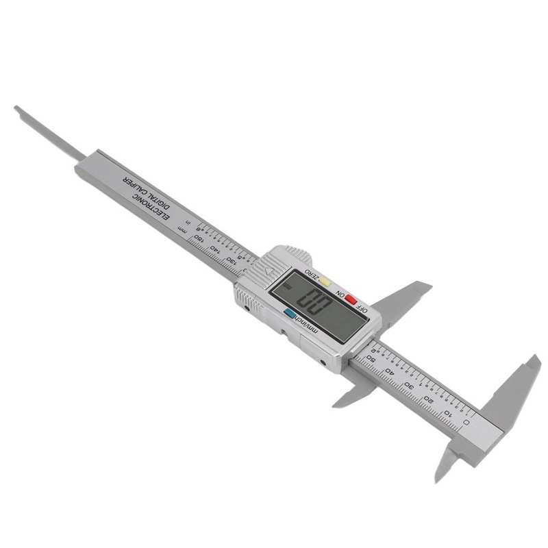 Electronic Large LCD Screen Display Caliper Digital Vernier Caliper Inch and Conversion Plastic for Differential