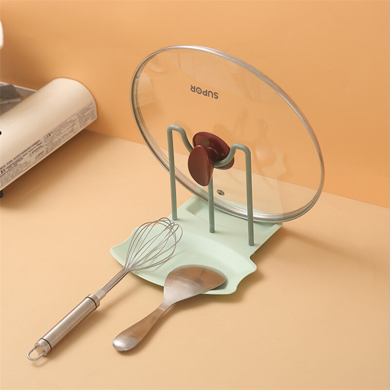 Plastic Spoon Rest For Fork Spatula Rack Spoon Holder Stand Tableware Storage Rack For Spoon Pot Lid Holder Kitchen Organizer