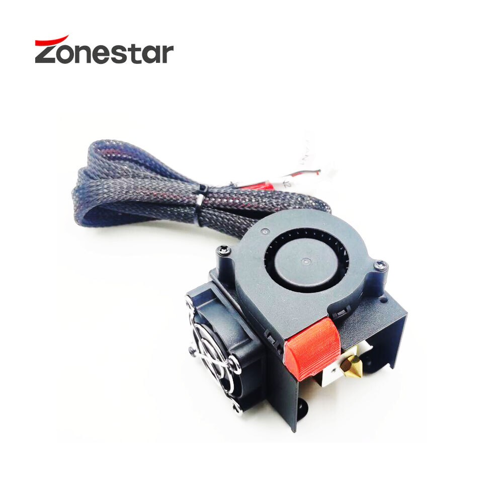 Zonestar atualização única cabeça de cor impressora 3d 24v 1-em-1-para fora hotend cabeçalho de impressão